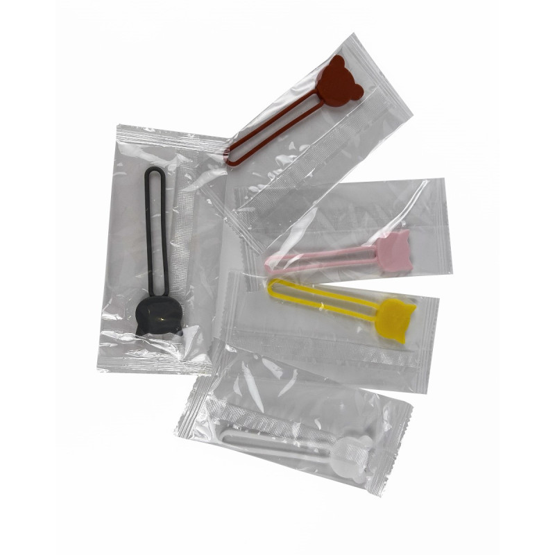 
Silikoninė kabelio ritė, rožinė
