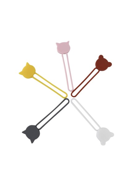 
Silikoninė kabelio ritė, pilka
