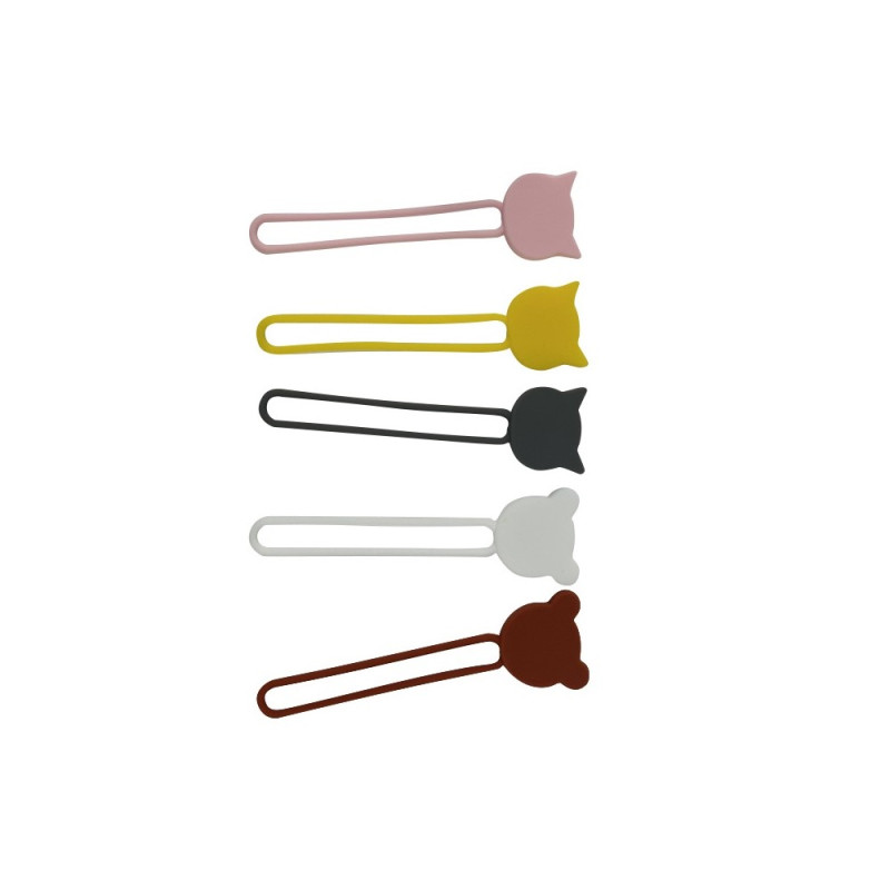 
Silikoninė kabelio ritė, pilka
