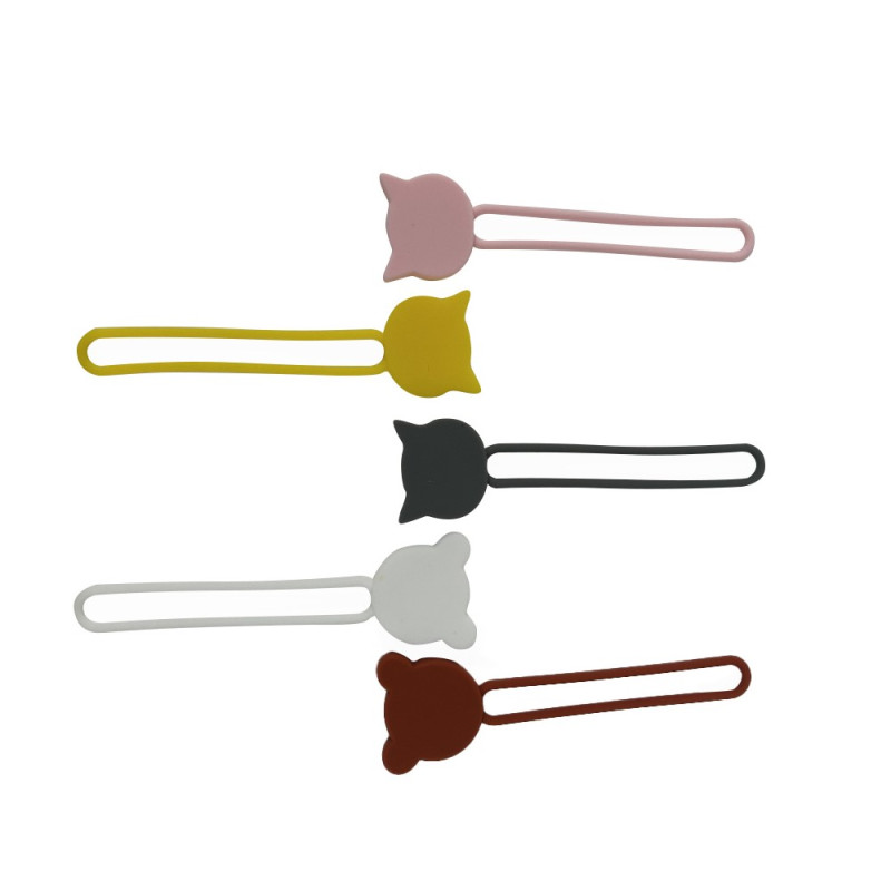 
Silikoninė kabelio ritė, pilka
