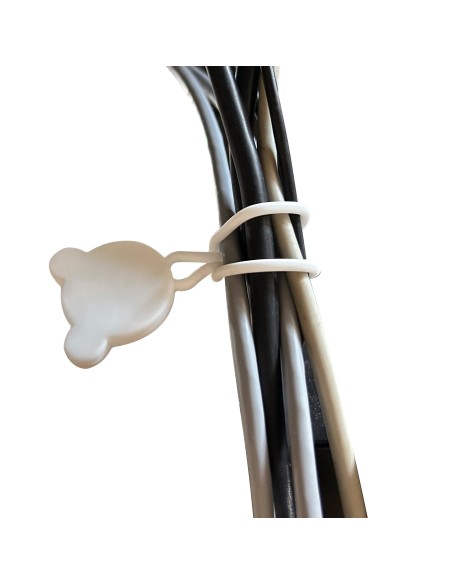 
Silikoninė kabelio ritė, pilka
