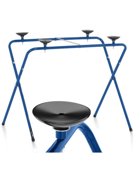 Ištraukiamas stovas automobilio langams tvirtinti su 4 siurbtukais iki 150 kg