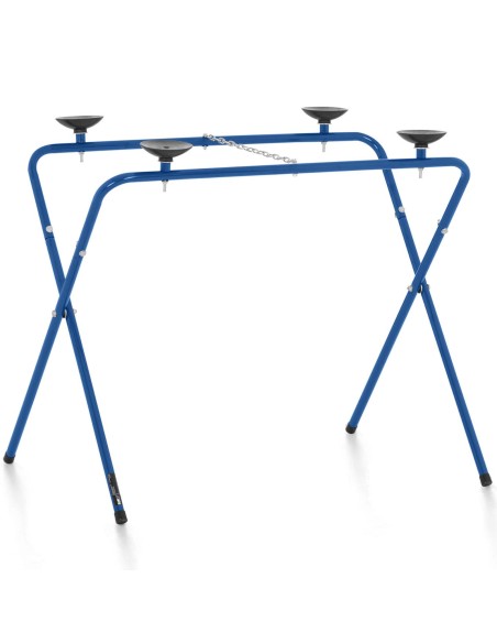 Ištraukiamas stovas automobilio langams tvirtinti su 4 siurbtukais iki 150 kg