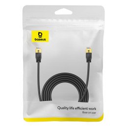
Greitas plonas RJ45 cat tinklo kabelis. 7 10Gbps 3m juoda
