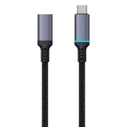 
USB-C 10Gbps kabelio ilgintuvas 0,5 m juodas
