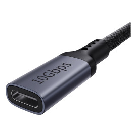 
USB-C 10Gbps kabelio ilgintuvas 0,5 m juodas
