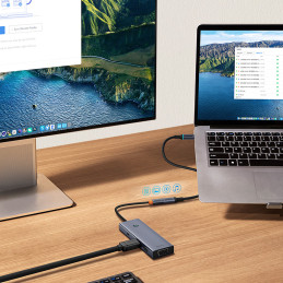 
USB-C 10Gbps kabelio ilgintuvas 0,5 m juodas
