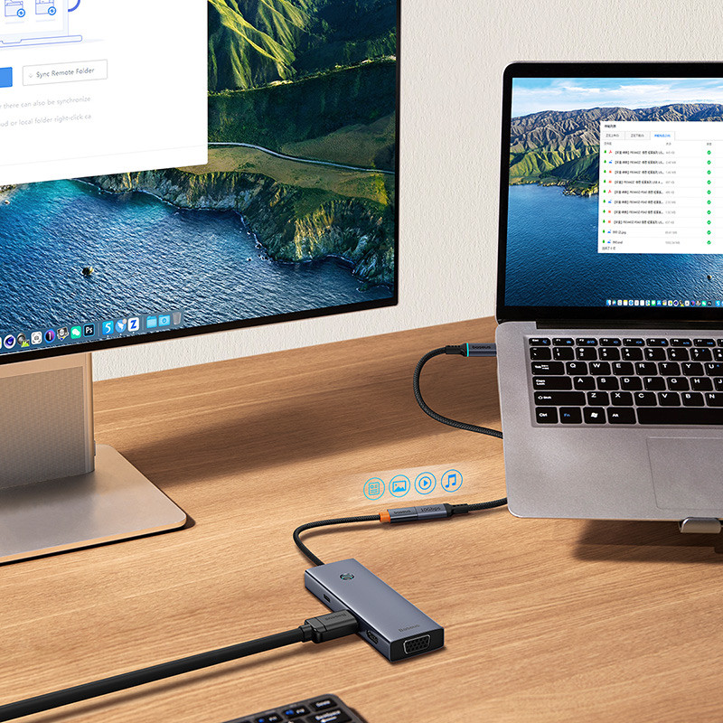 USB-C 10Gbps kabelio ilgintuvas 0,5 m juodas