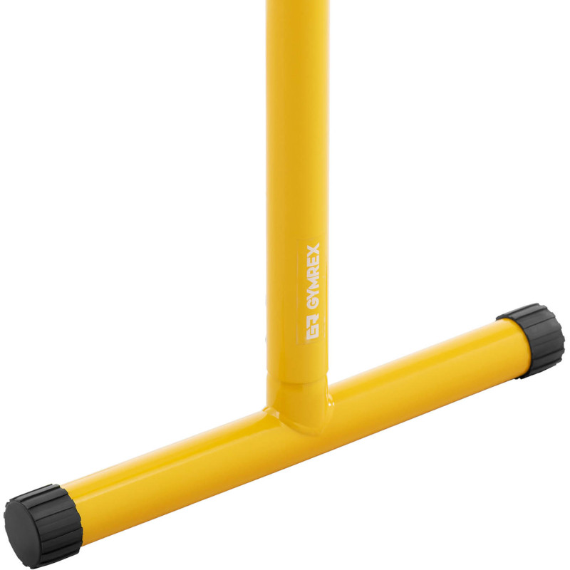 Turėklų treniruočių rankenos, skirtos atsispaudimams iki 100 kg geltonos spalvos