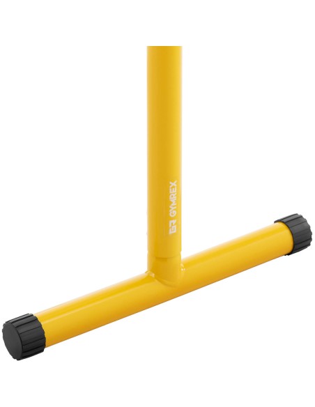 Turėklų treniruočių rankenos, skirtos atsispaudimams iki 100 kg geltonos spalvos