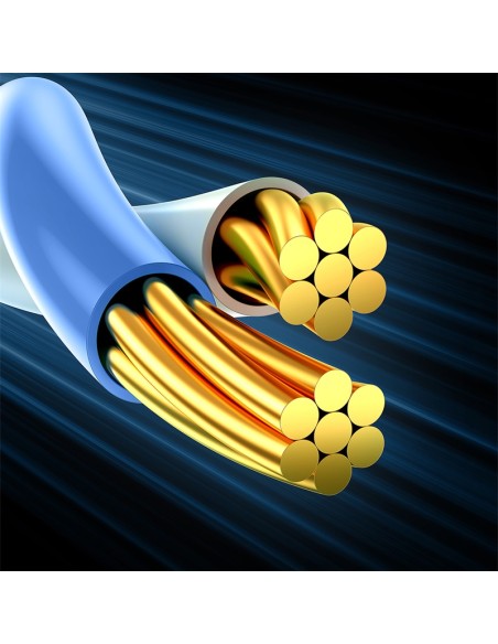 
Greitas LAN RJ45 cat.7 tinklo kabelis 10Gbps pintas 15m juodas
