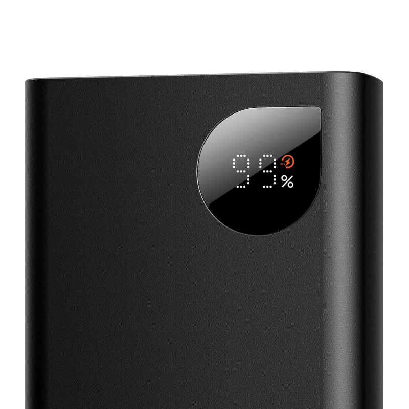 Adaman powerbank 20000mAh 30W juoda + USB-C laidas