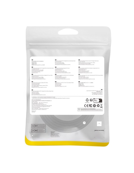 
Greitas LAN RJ45 cat.7 10Gbps tinklo kabelis, pintas, 2m, juodas
