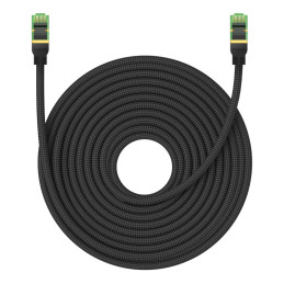 
Greitas LAN RJ45 cat.8 tinklo kabelis 40Gbps pintas 20m juodas
