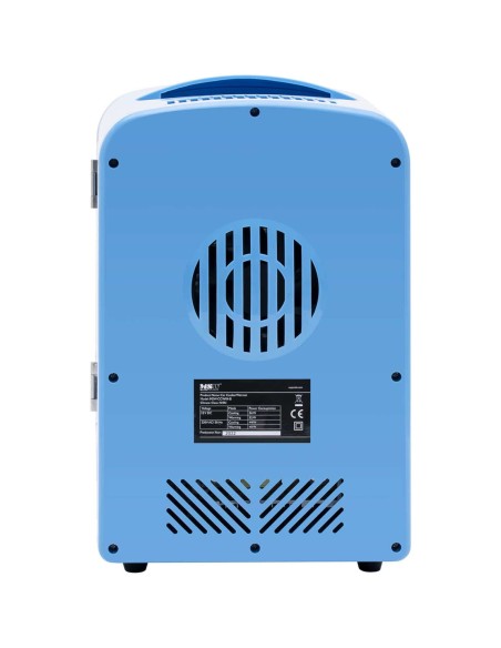 Mini kambarinis automobilinis šaldytuvas su šildymo funkcija 12 / 240 V 4 l - mėlynas