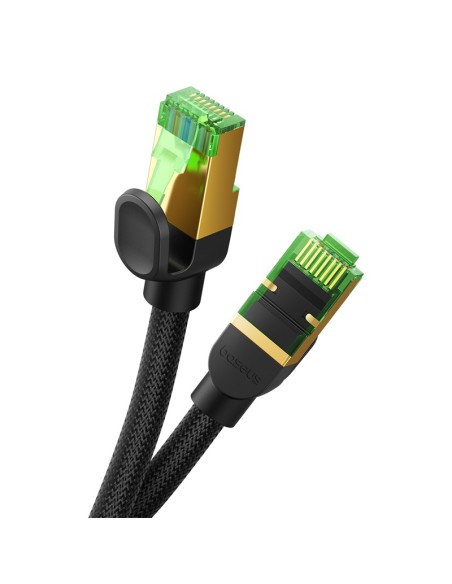 
Greitas tinklo kabelis LAN RJ45 cat.8 40Gbps pynė 1,5m juoda
