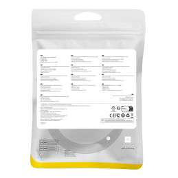 
Greitas RJ45 cat.8 40Gbps LAN tinklo kabelis, pintas, 1m, juodas
