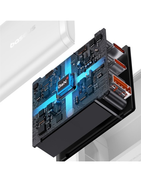 GaN Cube Pro 65W 2x USB-C USB-A sieninis įkroviklis, baltas
 
GaN Cube Pro 65W 2x USB-C USB-A sieninis įkroviklis, baltas