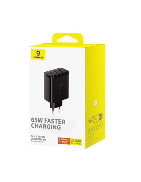 GaN Cube Pro 65W 2x USB-C USB-A sieninis įkroviklis, juodas
 
GaN Cube Pro 65W 2x USB-C USB-A sieninis įkroviklis, juodas