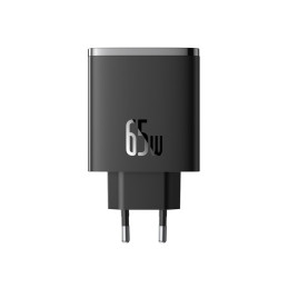
GaN Cube Pro 65W 2x USB-C USB-A sieninis įkroviklis, juodas
