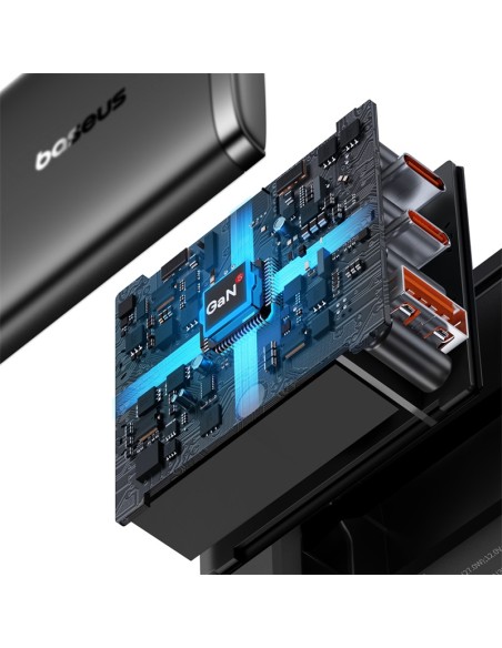 GaN Cube Pro 65W 2x USB-C USB-A sieninis įkroviklis, juodas
 
GaN Cube Pro 65W 2x USB-C USB-A sieninis įkroviklis, juodas