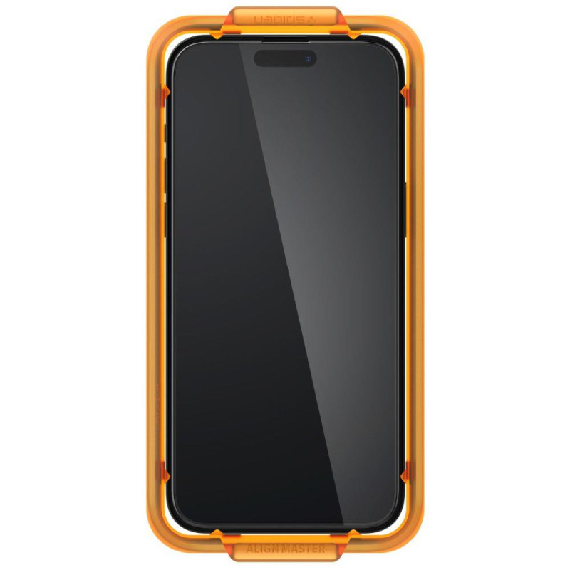 ALM Glass FC grūdintas stiklas iPhone 15 Pro juodas - RINKINYS iš 2 vnt.