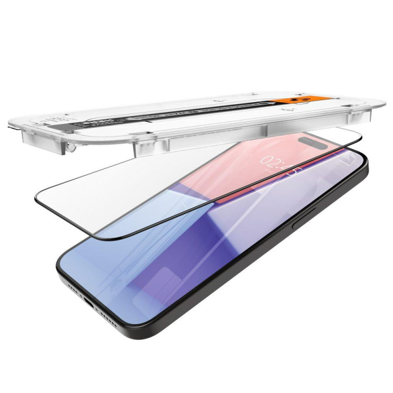 Glas.tR EZ Fit FC grūdintas stiklas skirtas iPhone 15 Pro Max, juodas