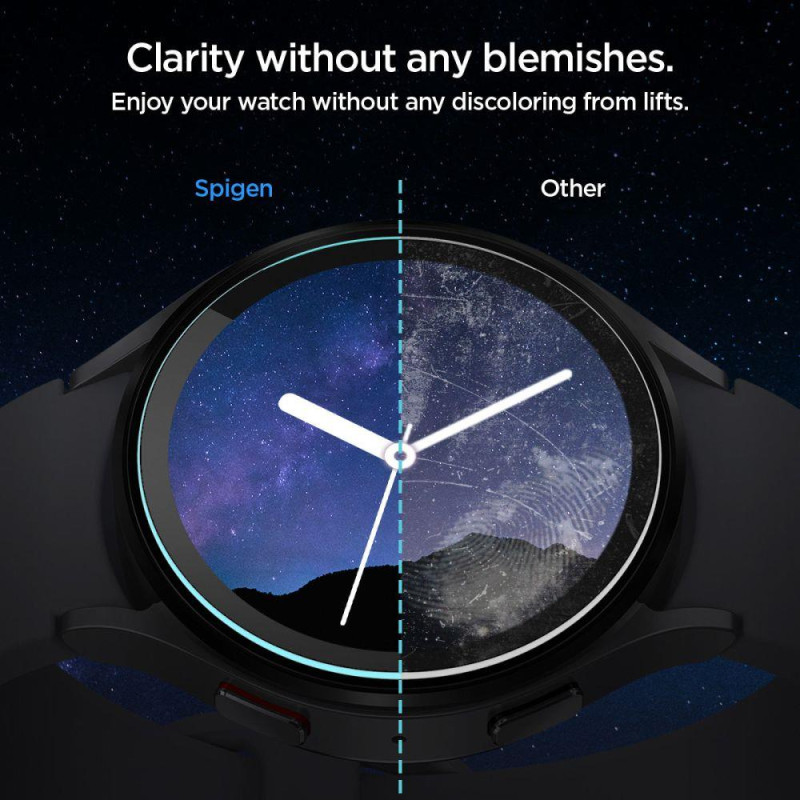 Glas.tR EZ Fit grūdintas stiklas, skirtas Samsung Galaxy Watch 6 44mm - RINKINYS iš 2 vnt.