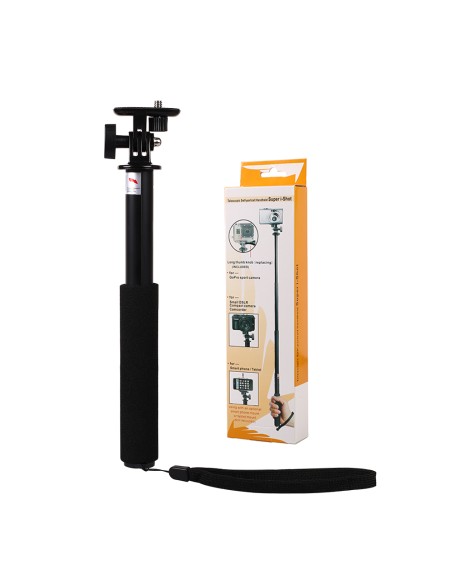 Teleskopinė asmenukių lazda su laikikliu sporto kamerai
 
Teleskopinė asmenukių lazda su laikikliu sporto kamerai