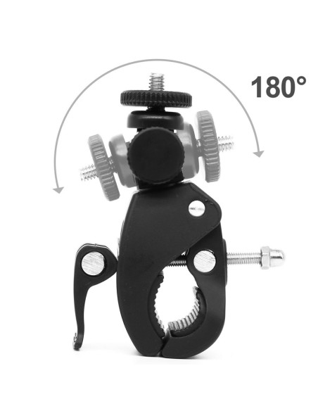 
Vairo laikiklis GoPro kamerai, pasukamas 360 laipsnių kampu
