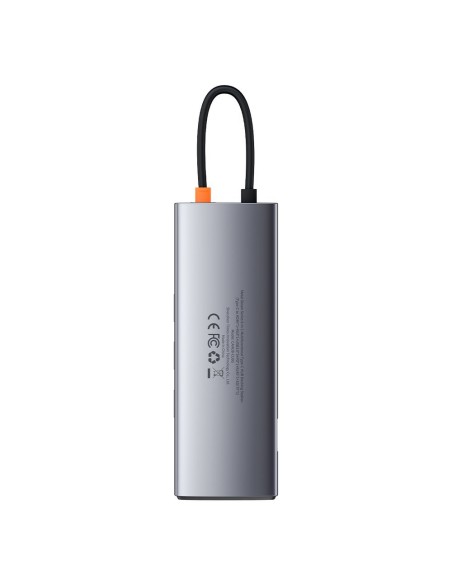 Daugiafunkcis HUB 9in1 USB-C 3xUSB 3.2 PD VGA Full HD HDMI 4K TF ir SD kortelių skaitytuvas RJ45 pilka Daugiafunkcis HUB 9in1 USB-C 3xUSB 3.2 PD VGA Full HD HDMI 4K TF ir SD kortelių skaitytuvas RJ45 pilka