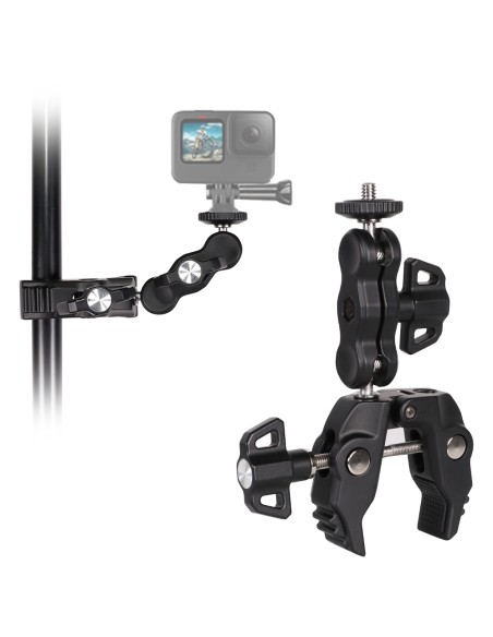 Fotoaparato ir GoPro sportinio fotoaparato laikiklis
 
Fotoaparato ir GoPro sportinio fotoaparato laikiklis