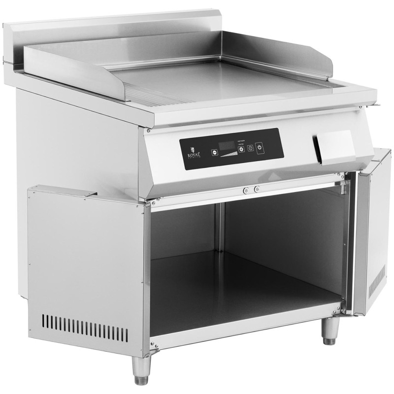 Lygios laisvai stovinčios indukcinės grotelės 720 x 610 mm 80-300 C 10000 W