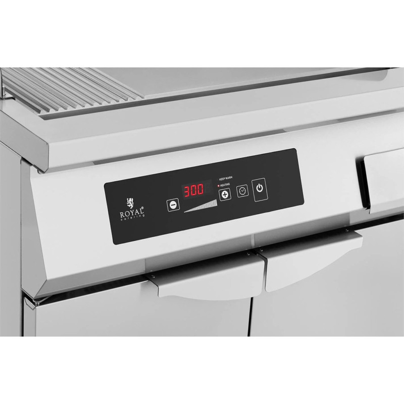 Lygios laisvai stovinčios indukcinės grotelės 720 x 610 mm 80-300 C 10000 W