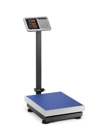 
Sandėlio svarstyklės su LED skaičiavimu 40 x 50 cm 150 kg / 20 g
