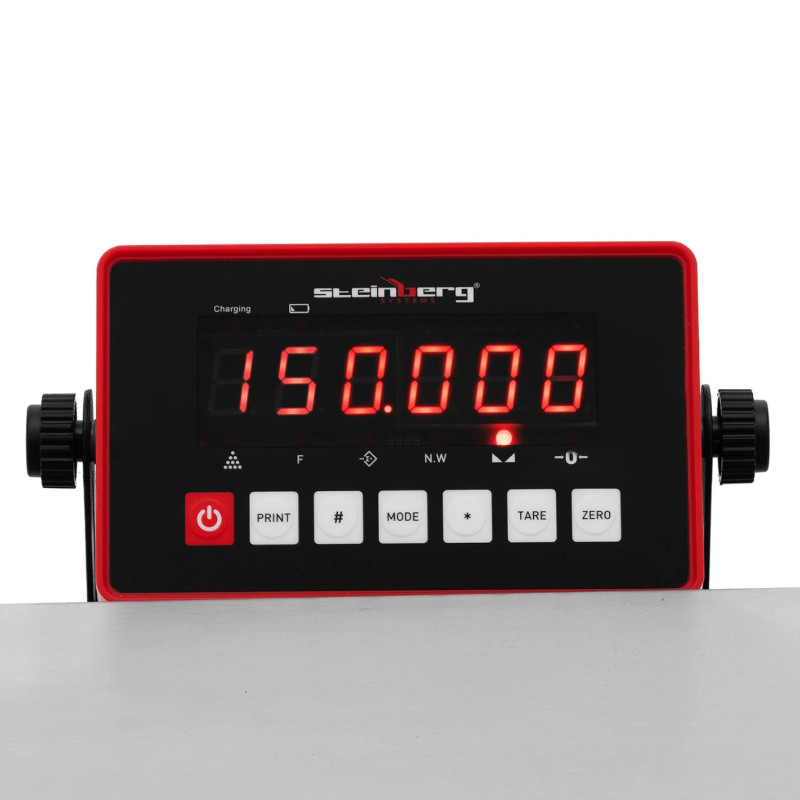 Pramoninės platforminės svarstyklės 30 x 40 cm 150 kg / 0,04 kg