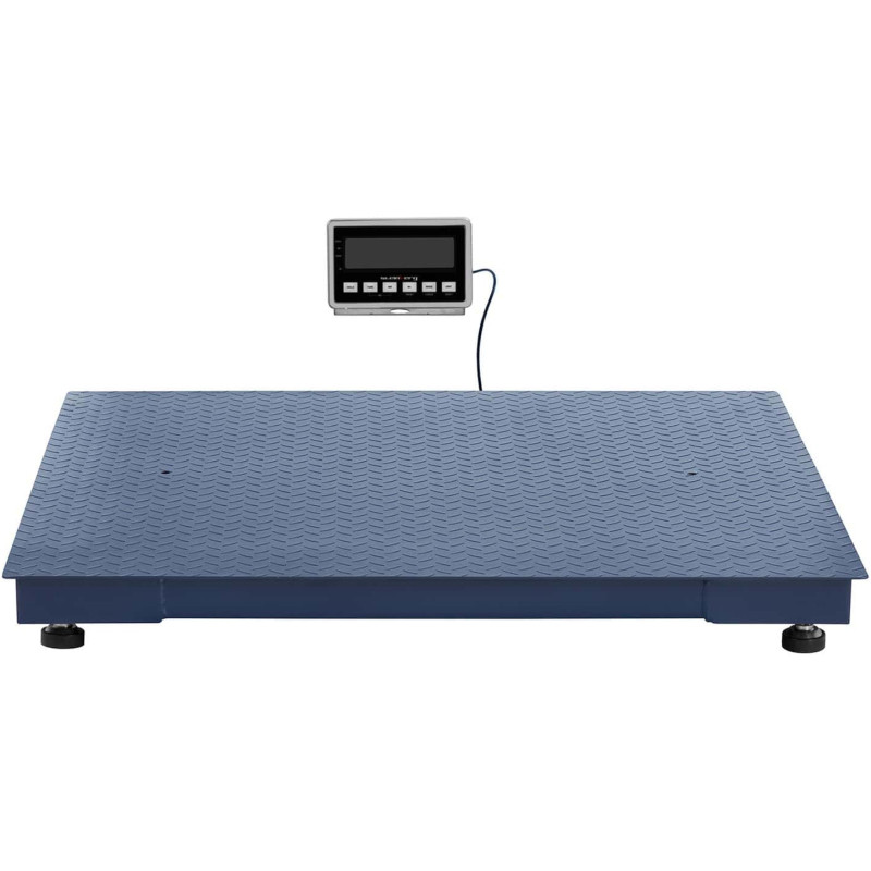 LCD sandėlio platforminės svarstyklės 120 x 120 cm 3000 kg / 1 kg