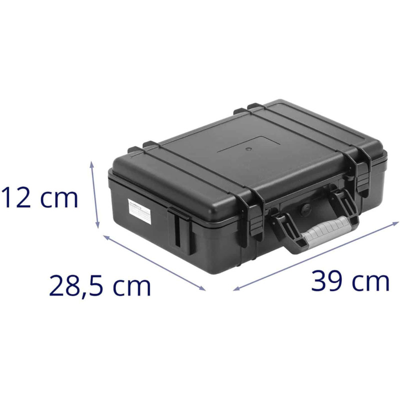 Transportavimo lagamino apsauginė dėžutė su kempine vandeniui atspari 39 x 29,3 x 12,2 cm 9 l