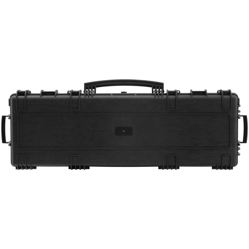 Transportavimo lagaminas, apsauginė dėžė su kempine, atspari vandeniui, ant ratukų, 118 x 42 x 15 cm, 53 l