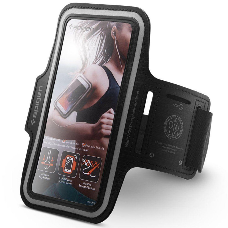 Sportinė apyrankė Armband A700 telefonui iki 6.9& 39 & 39 , juoda
Sportinė apyrankė Armband A700 telefonui iki 6.9& 39 & 39 , juoda