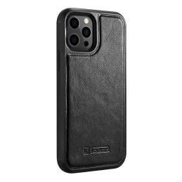 
Natūralios odos dėklas skirtas iPhone 12 Pro Max Leather Oil Wax juodas
