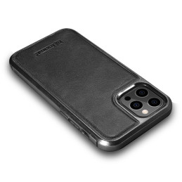
Natūralios odos dėklas skirtas iPhone 12 Pro Max Leather Oil Wax juodas
