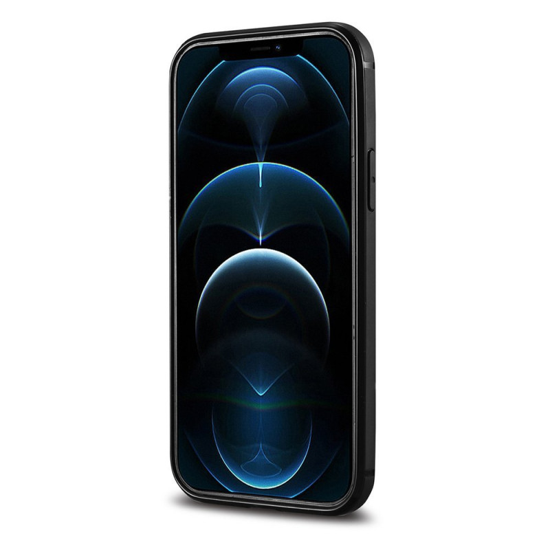 Natūralios odos dėklas skirtas iPhone 12 Pro Max Leather Oil Wax juodas