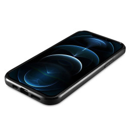 
Natūralios odos dėklas skirtas iPhone 12 Pro Max Leather Oil Wax juodas
