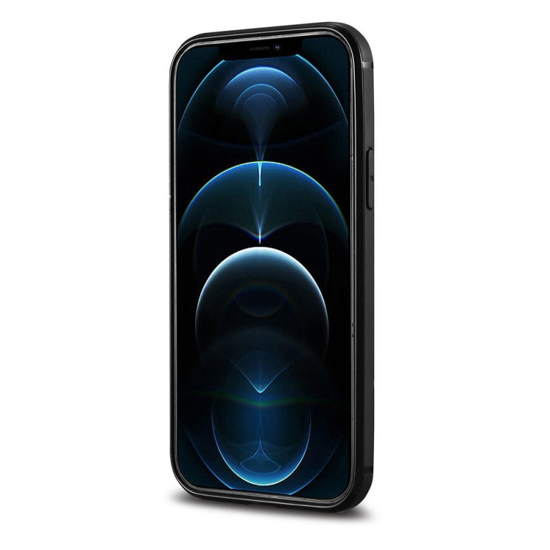 
Natūralia oda aptrauktas dėklas skirtas iPhone 12 mini Leather Oil Wax juodas
