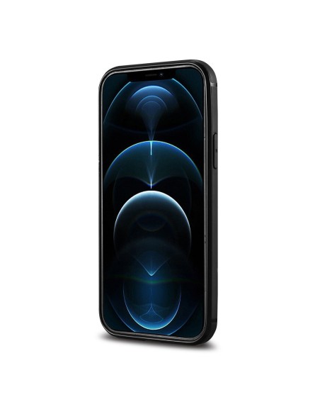 
Natūralia oda aptrauktas dėklas skirtas iPhone 12 mini Leather Oil Wax juodas
