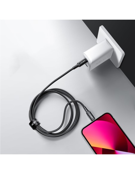 MFI laidas iPhone USB-C - Lightning 30W 3A 1,8m juodas
 
MFI laidas iPhone USB-C - Lightning 30W 3A 1,8m juodas