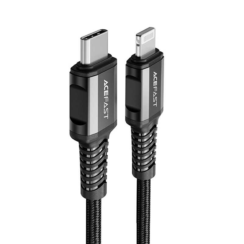 MFI laidas iPhone USB-C - Lightning 30W 3A 1,2m juodas
MFI laidas iPhone USB-C - Lightning 30W 3A 1,2m juodas