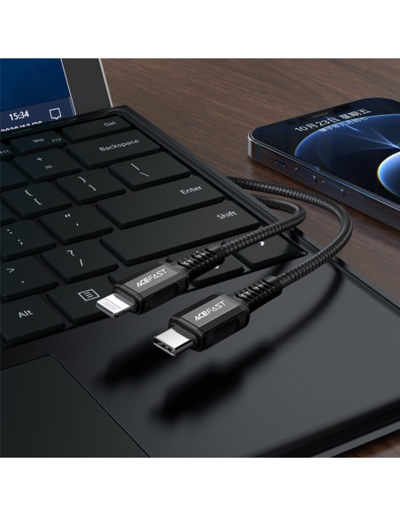 MFI laidas iPhone USB-C - Lightning 30W 3A 1,2m juodas
 
MFI laidas iPhone USB-C - Lightning 30W 3A 1,2m juodas