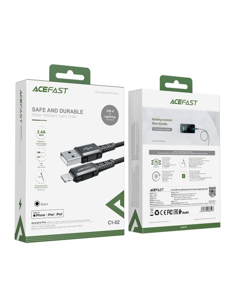 MFI kabelis iPhone USB - Lightning 2.4A 1.2m juodas
 
MFI kabelis iPhone USB - Lightning 2.4A 1.2m juodas